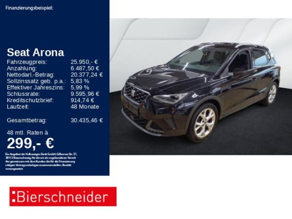 Seat Arona 1.5 TSI DSG FR AHK LED NAVI ACC CAM SHZ