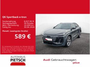 Audi e-tron Q6 SportbackS-Line Luftfed B&O AHK HeadUp