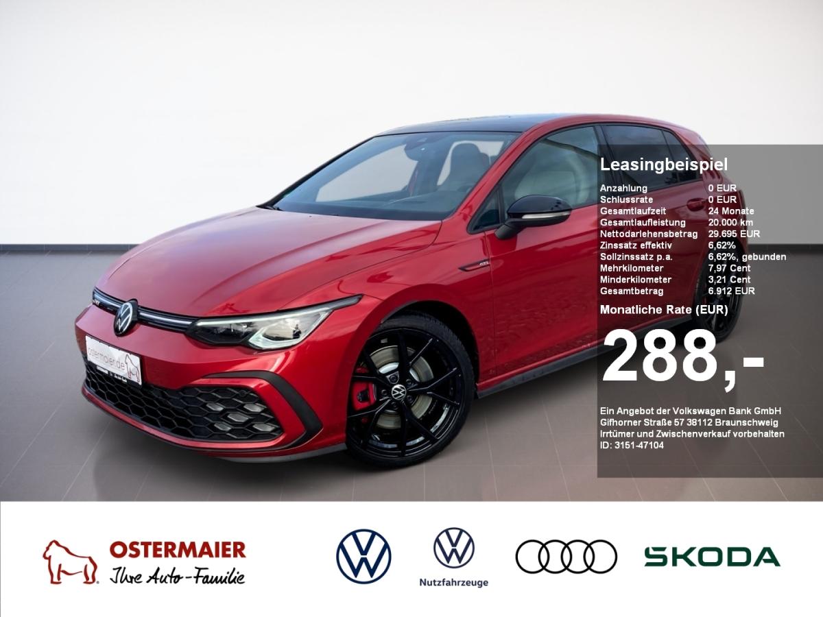 Volkswagen Golf VIII GTI BLACK 2.0TSI DSG MATRIX.STDHZG.PANO.AHK.KAMERA.HuD.HARMAN.DCC