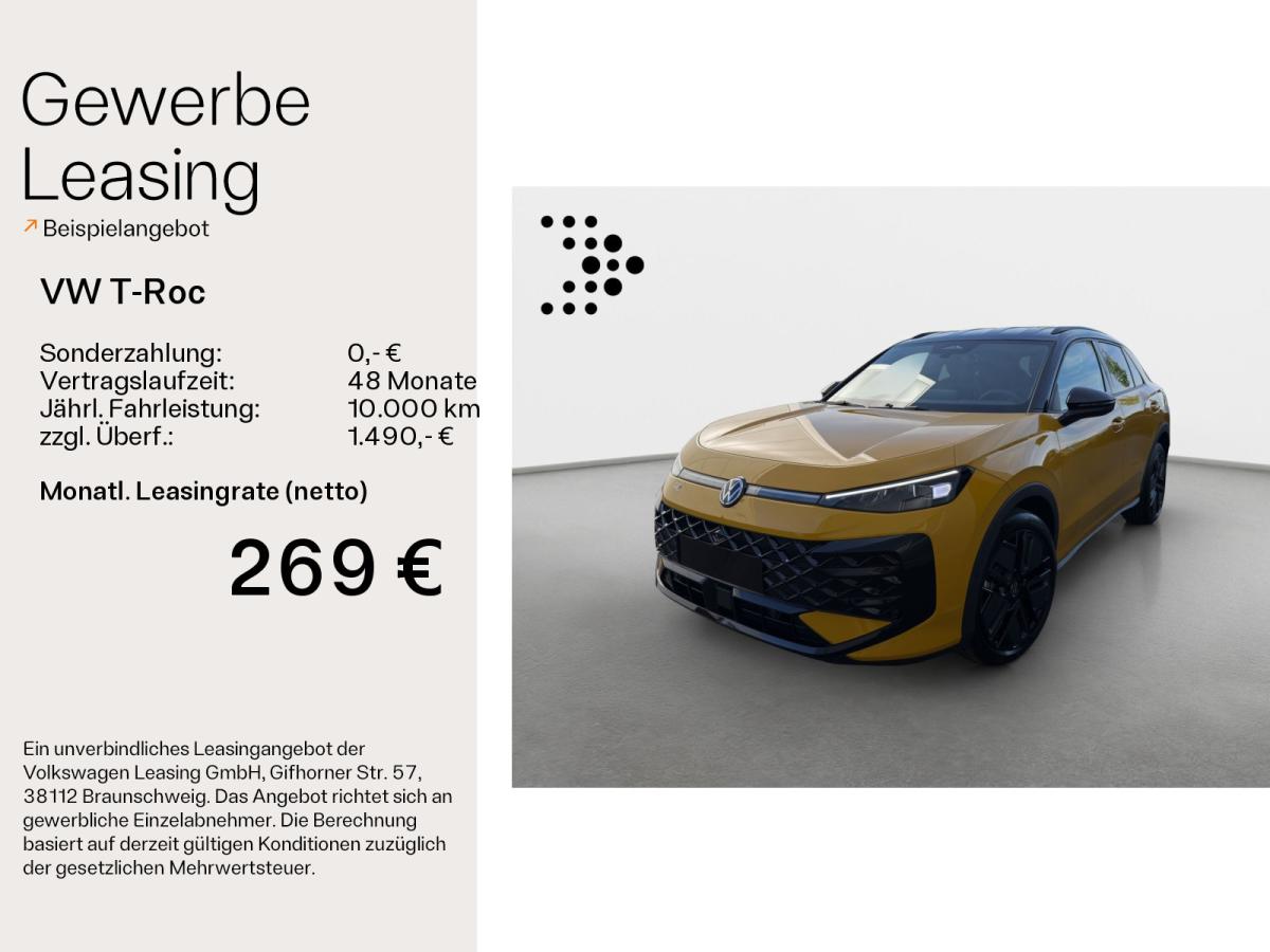 Volkswagen T-Roc R-Line 1.5 l eTSI OPF 7-Gang-Doppelkupplungsgetriebe DSG