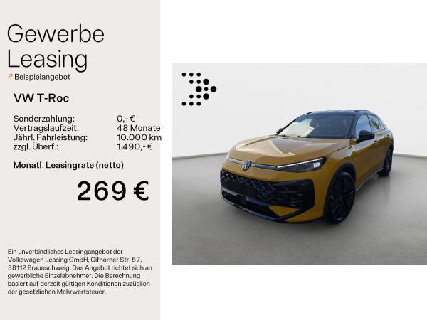 Volkswagen T-Roc R-Line 1.5 l eTSI OPF 7-Gang-Doppelkupplungsgetriebe DSG