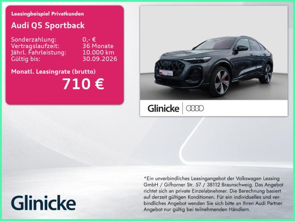Audi Q5 Sportback 2.0 TDI quattro S-tronic S-Line Navi ACC Beifahrerdisplay Standheizung