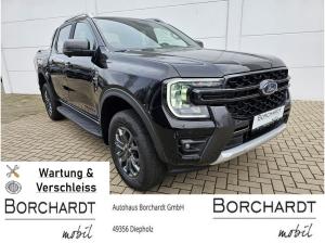 Ford Ranger *3.0*V6*240PS*Wildtrak*Wartung & Verschleiss*sofort*e-4WD*el.Rollo*ACC*360°*Techno46*AHK*