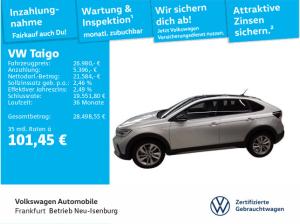 Volkswagen Taigo 1.0 TSI DSG Style Navi IQ.LIGHT - LED-Matrix-Scheinwerfer Panoramadach ARückfahrkamera DAB+
