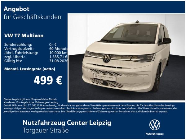 Volkswagen Multivan ENERGY TDI Preisvorteil 11189 €
