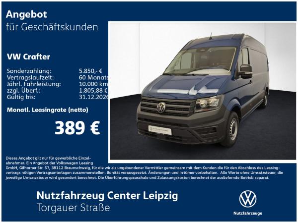 Volkswagen Crafter 35 Kasten MR HD Aut. Preisvorteil 11778€