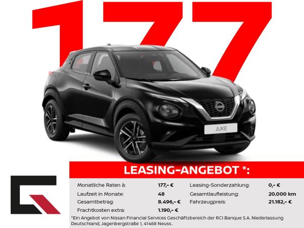 Nissan Juke N-CONNECTA 114PS 6MT Winter/Carplay/RFK (nur noch 1x )