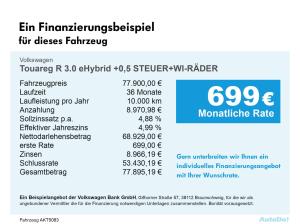 Volkswagen Touareg R 3.0 eHybrid +0,5 STEUER+WI-RÄDER
