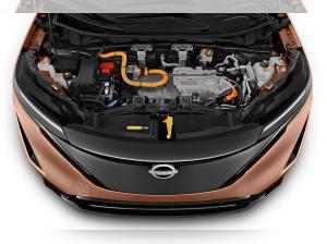 Nissan Ariya 63kWh Vorderrad. 160kW 22kW Advance Pack