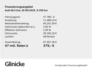 Audi A6 Lim. 50 TFSIe qu. S line AHK Pano Matrix LM 21" RFK ACC Leder