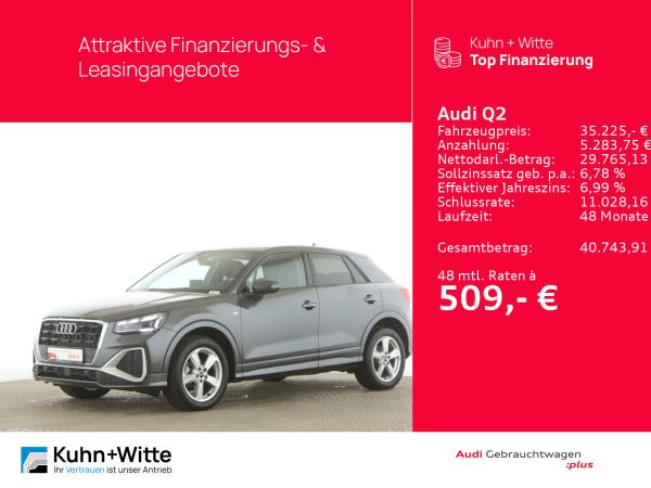 Audi Q2 35 TFSI S line AHK+Matrix+RFK+MMI-Plus