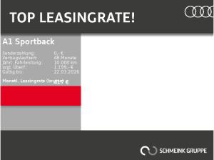 Audi A1 Sportback 35 TFSI S line KAMERA CarPlay SHZ