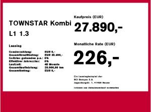 Nissan Townstar Kombi TOWNSTAR Kombi L1 1.3 DIG-T 6MT TEKNA Navi