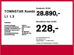 Nissan Townstar Kombi TOWNSTAR Kombi L1 1.3 TEKNA Aut. Navi Spurhalter