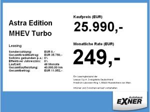 Opel Astra Edition MHEV