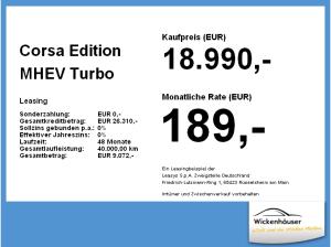 Opel Corsa Edition MHEV