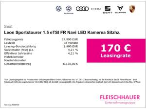 Seat Leon Sportstourer 1.5 eTSI FR Navi LED Kamerea Sitzhz.