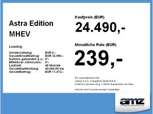 Opel Astra Edition MHEV