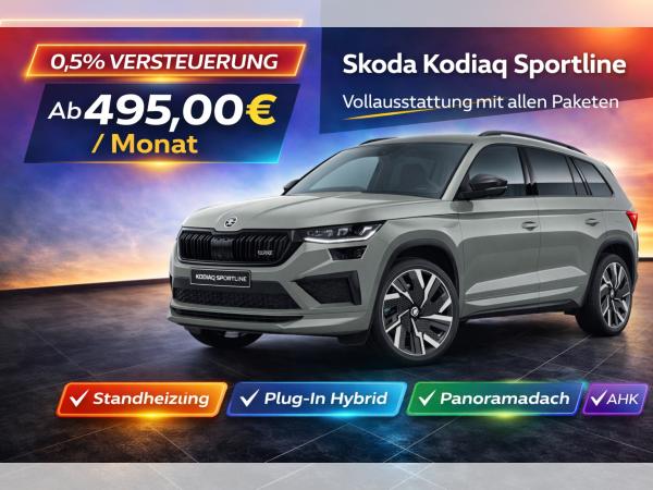 Skoda Kodiaq Sportline Plug-In 0,5% Alle-Pakete|AHK|20" Voll-Ausstattung!