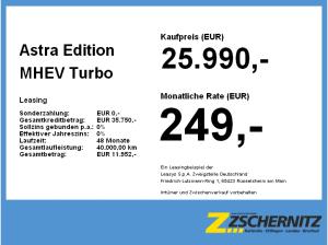 Opel Astra Edition MHEV