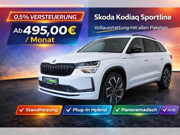 Skoda Kodiaq Sportline Plug-In 0,5% Alle-Pakete|AHK|20" Voll-Ausstattung!