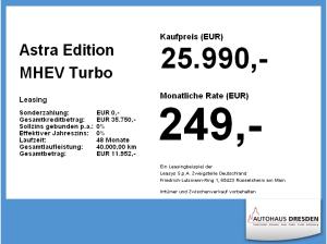 Opel Astra Edition MHEV