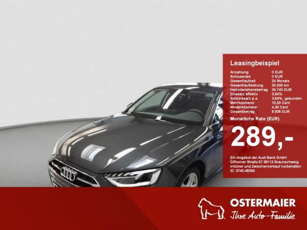 Abbildung Leasingangebot Audi A4