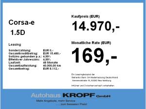 Opel Corsa-e Parkpilot,Rückfahrkamera,Tempomat