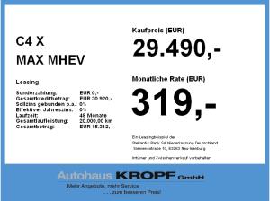 Citroën C4 X MAX MHEV