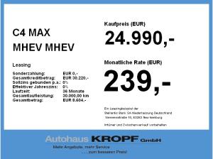 Citroën C4 MAX MHEV