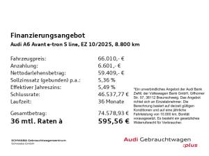 Audi A6 e-tron A6 Avant e-tron 2x S line *Wärmep.*AHK*PANO*21''
