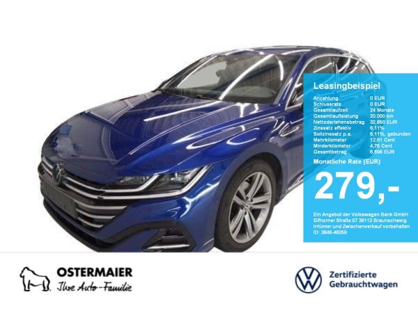 Volkswagen Arteon Shootingbrake R-LINE 2.0TDI DSG NP.77T ACC.5J-G.AHK.STHZG.KAMERA.NAVI+VC.HUD.PANO