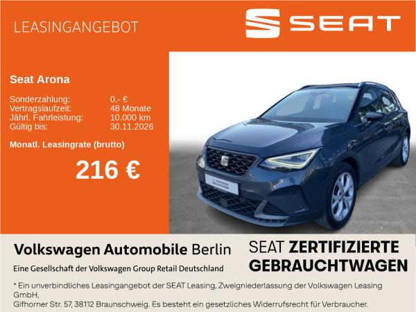 Seat Arona 1.5 TSI DSG FR Navi LED SHZ ACC