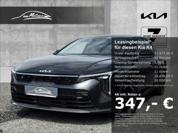 Kia K4 1.6 T-GDI 150 DCT Spirit Navi Leder Digitales Cockpit LED ACC Apple CarPlay Android Auto