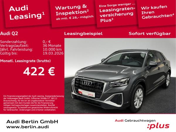 Audi Q2 S line 35 TFSI S tr. AHK MATRIX NAVI RFK