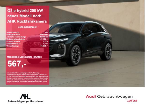 Audi Q3 e-hybrid neues Modell Vorb. AHK Rückfahrkamera