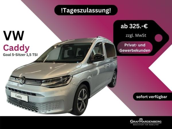 Volkswagen Caddy "Goal" 5 Sitzer 1,5 TSI *Tageszulassung - sofort verfügbar*