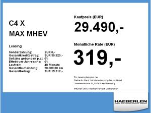 Citroën C4 X MAX MHEV