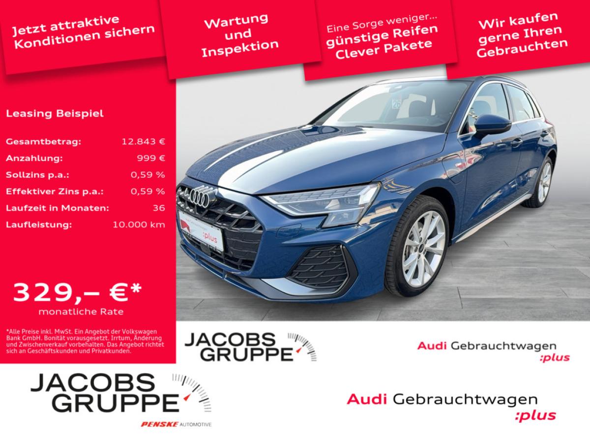 Audi A3 Sportback 40TFSIe S line/ACC/LED/Kam/Navi+/VC+