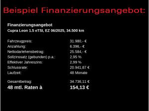Cupra Leon ST 1.5 eTSI DSG / Navi, ParkAssi, LED, RFK