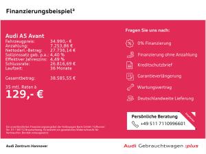 Audi A5 Avant 2.0 TFSI Kamera Navi virtual LED DAB