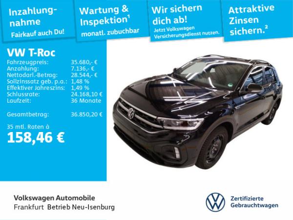 Volkswagen T-Roc 2.0 TSI R-Line 4Motion Navi IQ.LIGHT - LED-Matrix-Scheinwerfer Rückfahrkamera