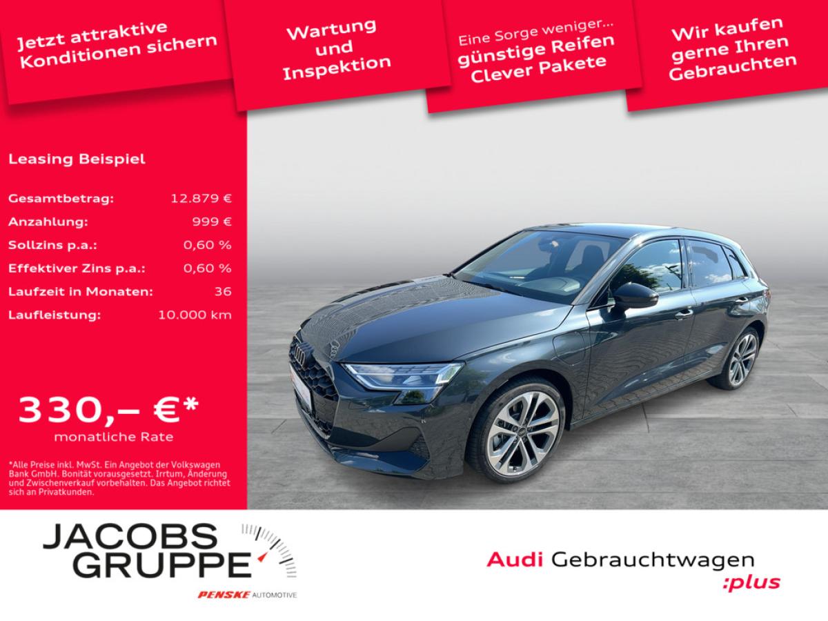 Audi A3 Sportback 40TFSIe Black+/Pano/S-Sitze/Matrix/ACC/Kam/18Z