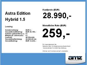 Opel Astra Edition Hybrid