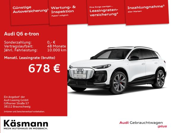 Audi Q6 e-tron qu WINTERRÄDER S line 360° HUD PANO MATRIX B&O LUFT