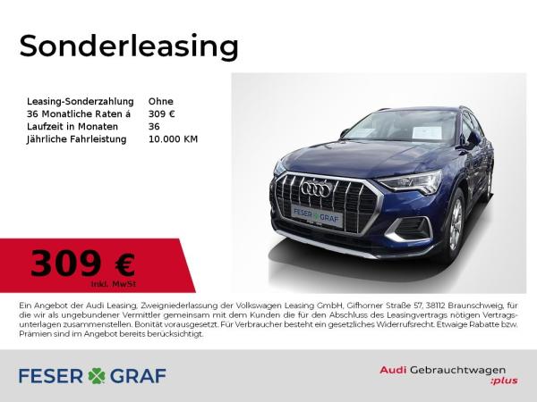 Audi Q3 35 TDI advanced ACC AHK LED Navi RüKa Sitzh.