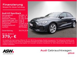 Audi A3 Sportback S line 30TFSI NAVI LED AHK RFK ACC// sofort verfügbar!!