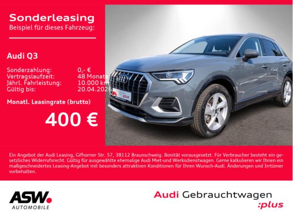 Abbildung Leasingangebot Audi Q3