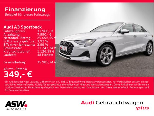 Audi A3 Sportback advanced 30TFSI Stronic Stdhzg PANO// sofort verfügbar!!