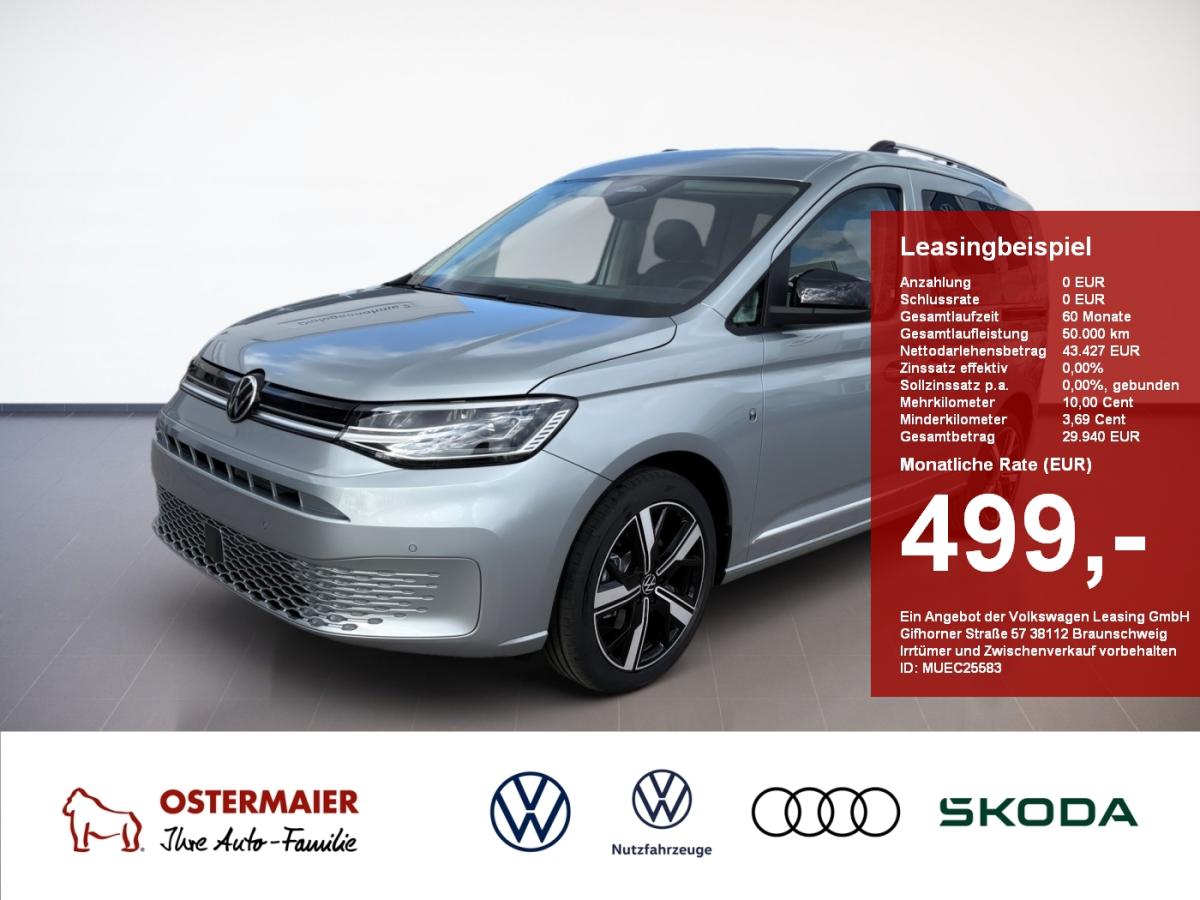 Volkswagen Caddy Style 5-Sitzer 1.5TSI DSG NAVI,PDC,AHK,KAMERA,5J-Garantie